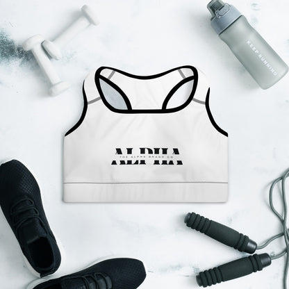 Alpha Brand Bold Padded Sports Bra