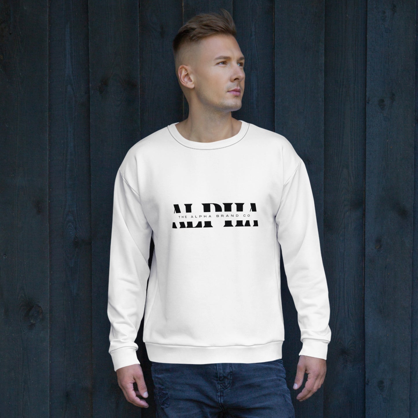 Alpha Bold Unisex Sweatshirt