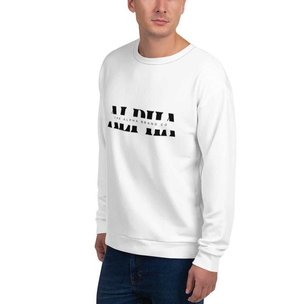 Alpha Bold Unisex Sweatshirt