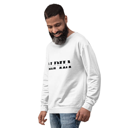 Alpha Bold Unisex Sweatshirt