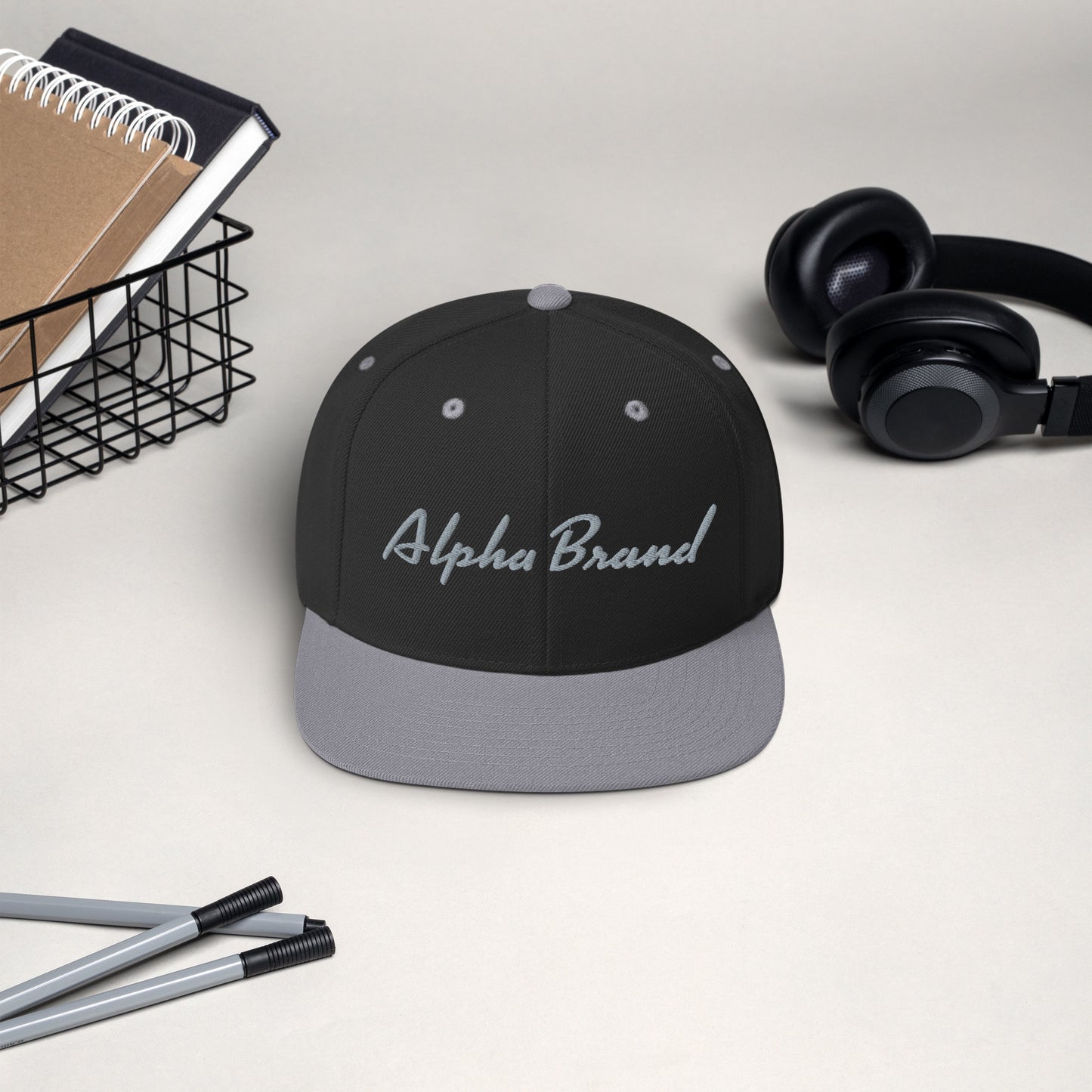 Alpha Brand Snapback Hat