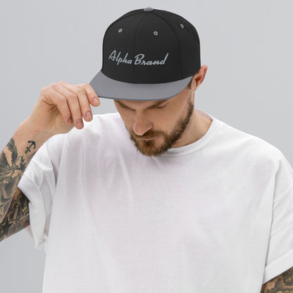 Alpha Brand Snapback Hat