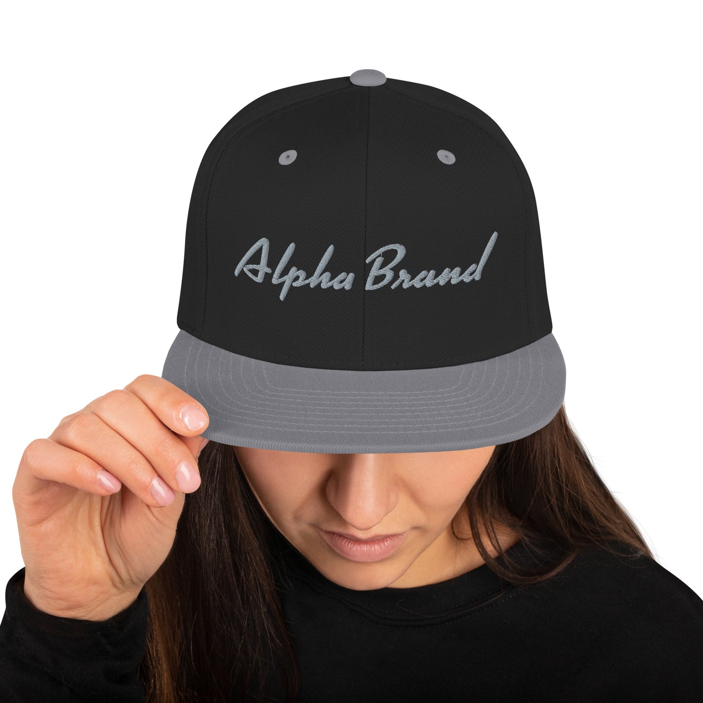 Alpha Brand Snapback Hat