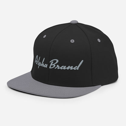 Alpha Brand Snapback Hat