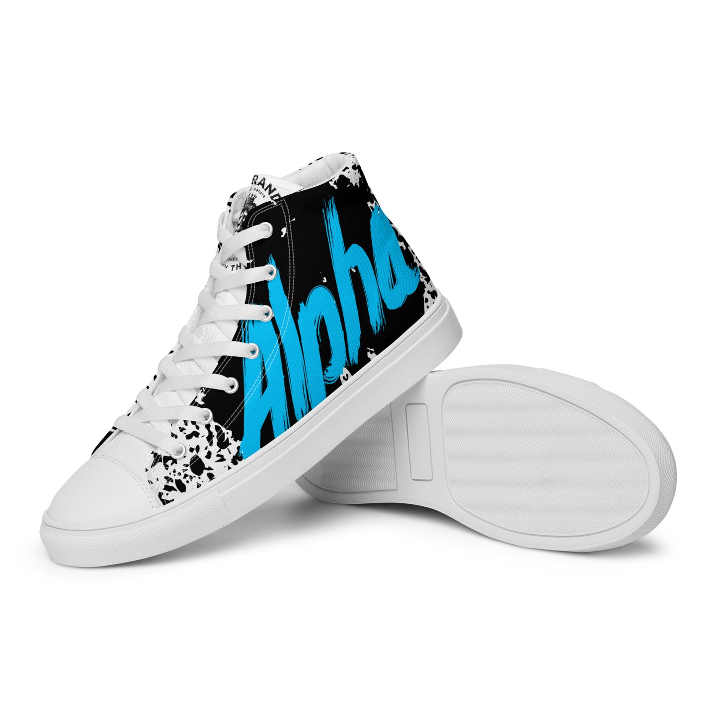 Men’s high top canvas shoes