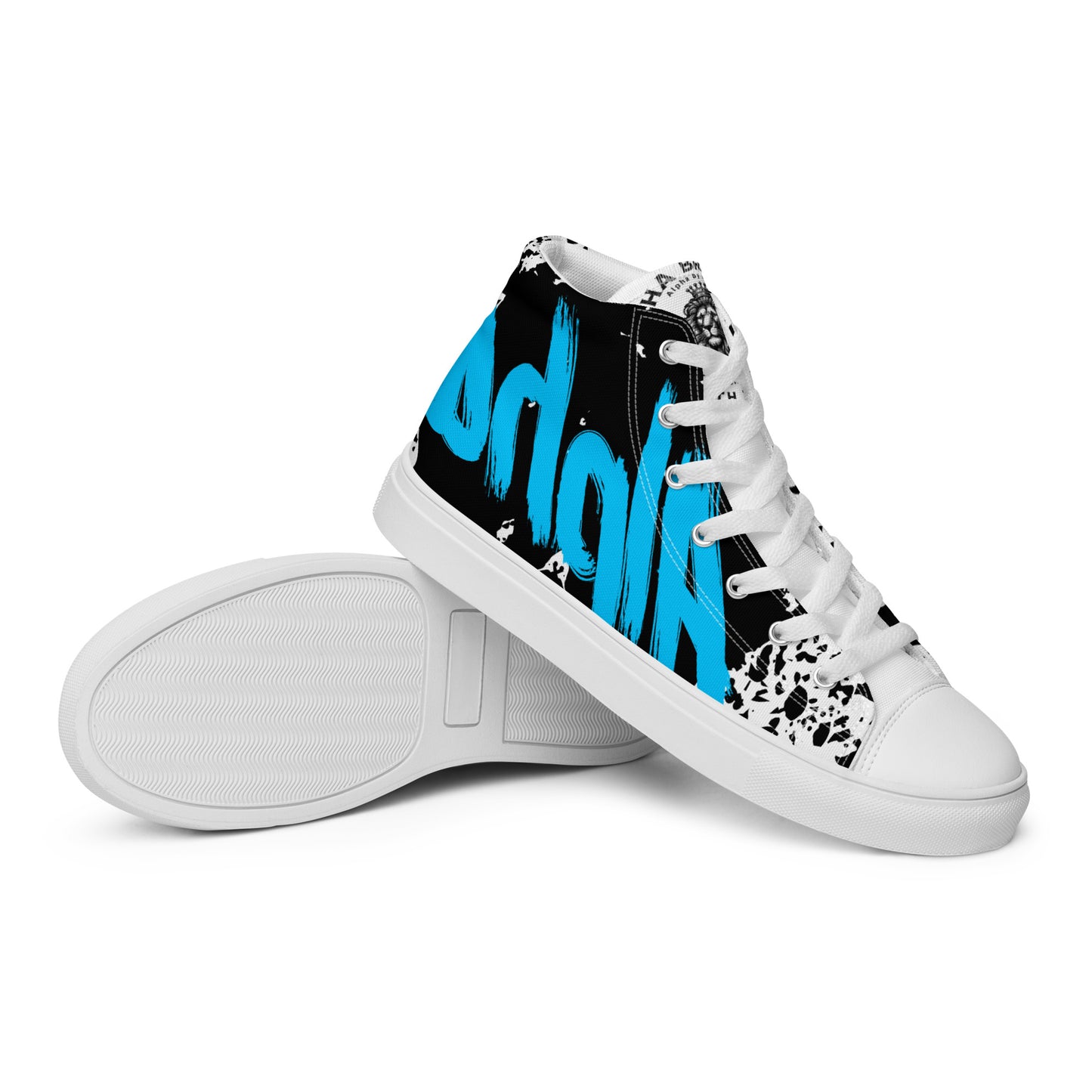 Men’s high top canvas shoes