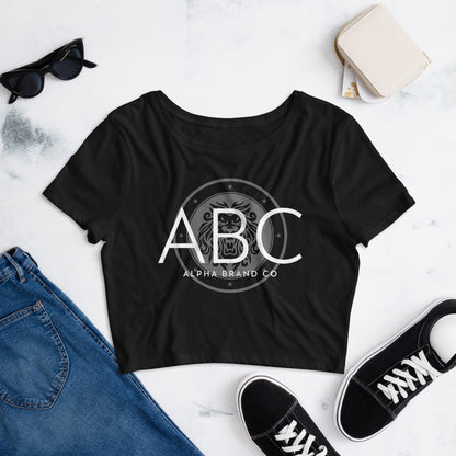 Alpha Brand Clean Logo Women’s Crop Tee