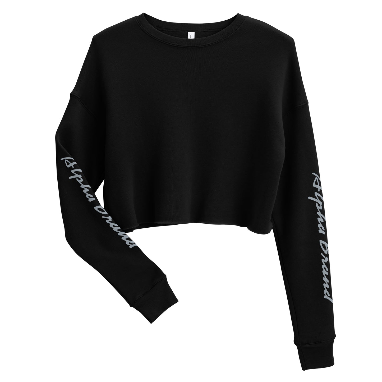 Alpha Simple Crop Sweatshirt