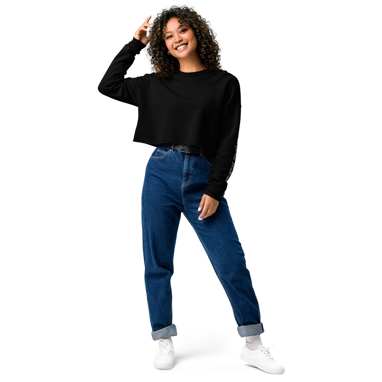 Alpha Simple Crop Sweatshirt