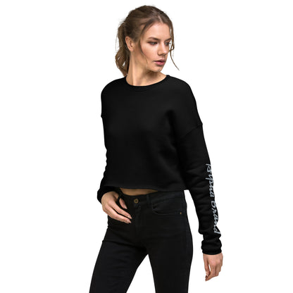 Alpha Simple Crop Sweatshirt