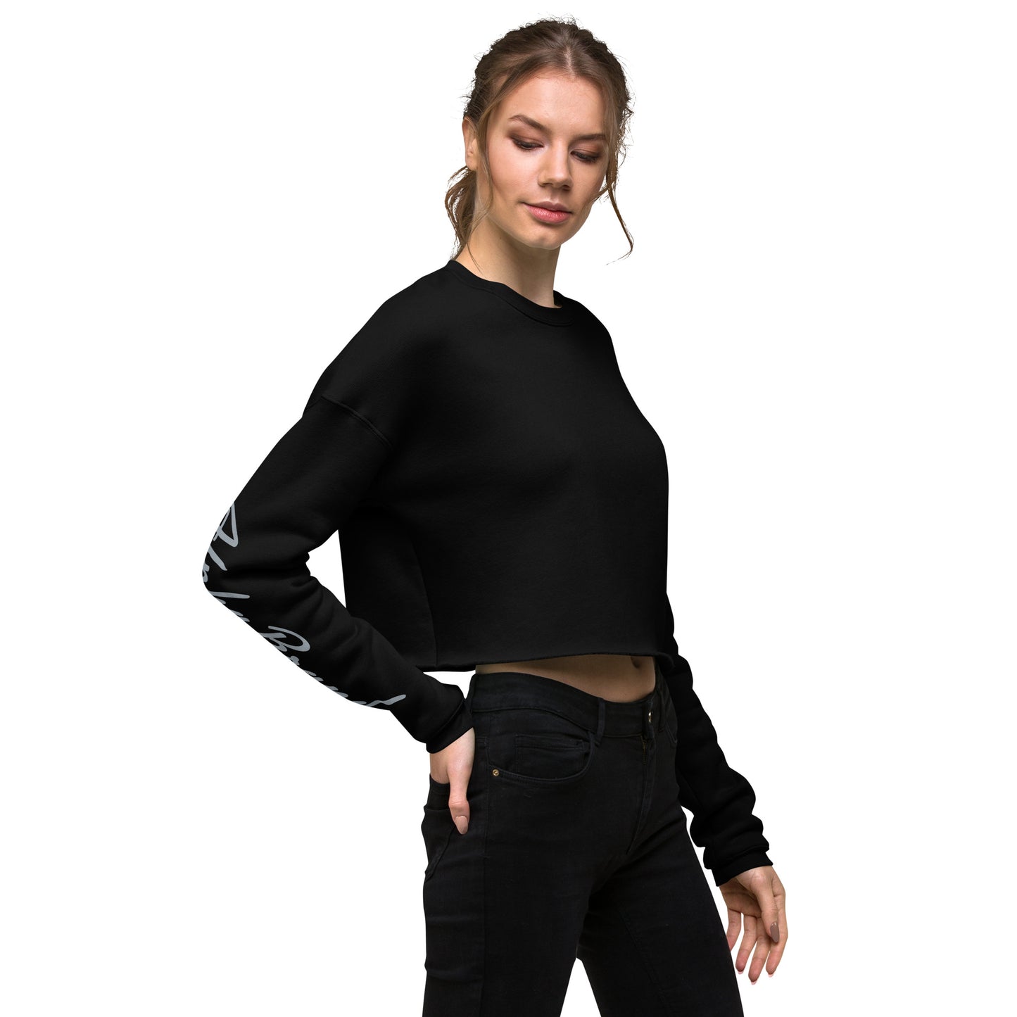 Alpha Simple Crop Sweatshirt