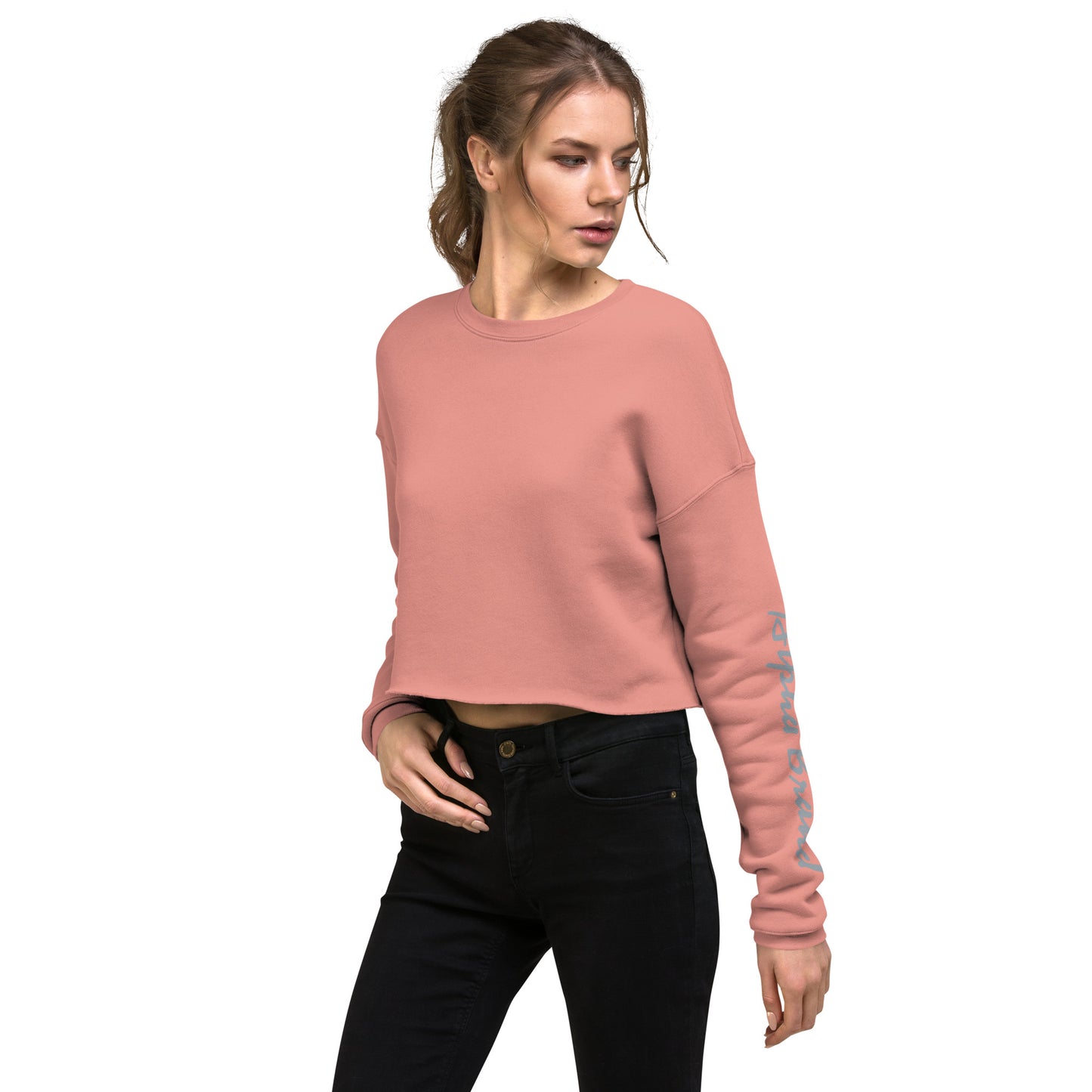 Alpha Simple Crop Sweatshirt