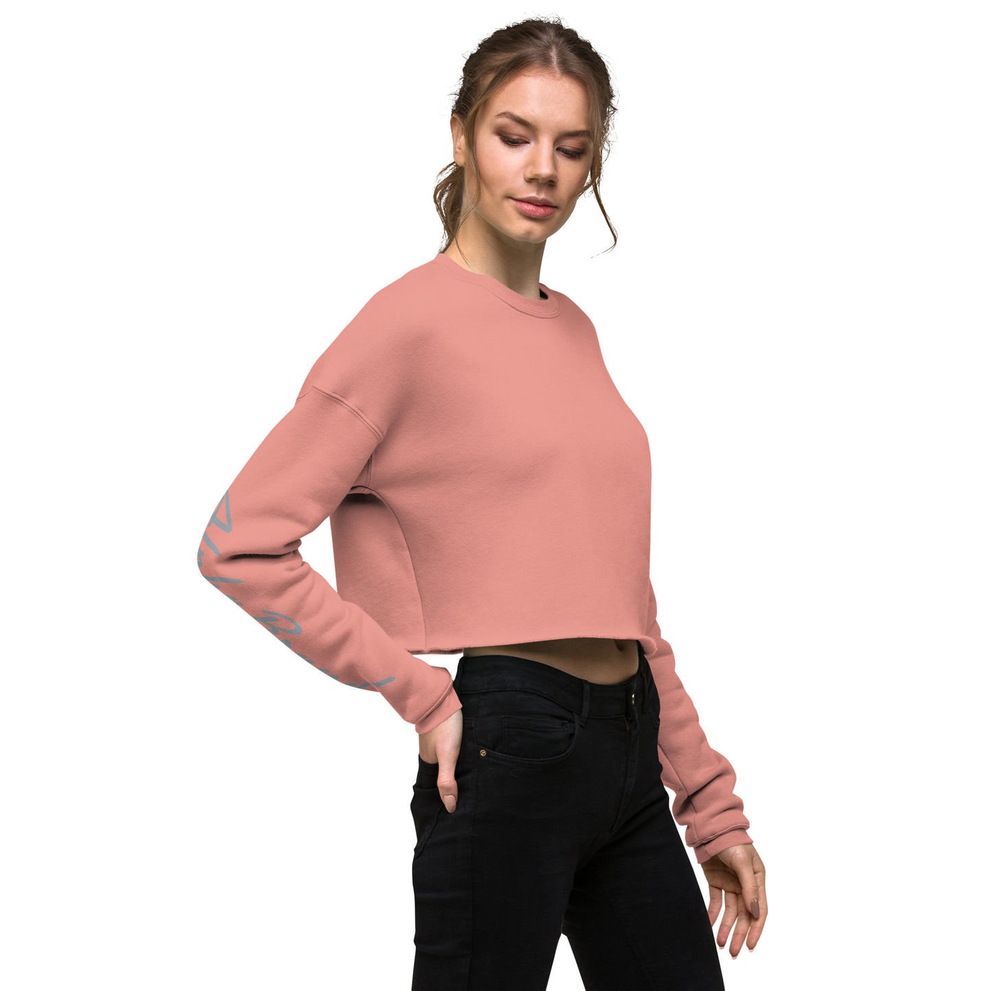 Alpha Simple Crop Sweatshirt